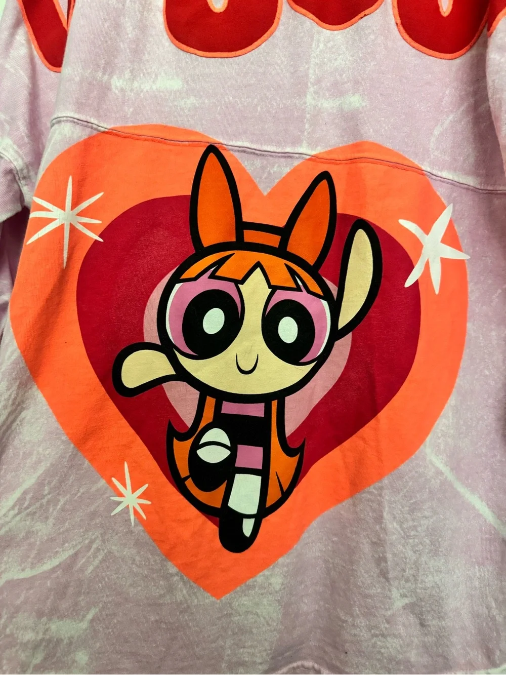 Powerpuff Girls Blossom Pink Graphic Long Sleeve Top Spirit Jersey